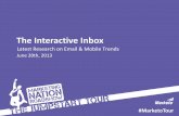 The Interactive Inboxpages2.marketo.com/rs/marketob2/images/Stewart-Austin-Slides.pdf · strategic, creative and technical services. Morgan Stewart Co-Founder & CEO ... @media support