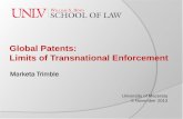 Global Patents: Limits of Transnational Enforcement · Maersk Contractors USA, Inc., 617 F.3d 1296 (Fed. Cir. 2010) (cert. pending) 6 ... Research in Motion, 418 F.3d 1282 (Fed. Cir.