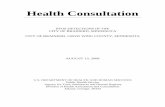 Health Consultation · the Minnesota Department of Health (MDH) to limit human exposure to PFOS. MDH was asked for assistance by Brainerd Public Utilities (BPU) in evaluating the