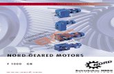 NORD GEARED MOTORS Geared...NORD GEARED MOTORS Getriebebau NORD has been building helical inline, heli-cal parallel shaft, bevel and worm gear units with Unicase housing design since