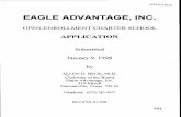 Eagle Advantage School - ADVANTAGE ACADEMYcastro.tea.state.tx.us/charter_apps/content/downloads/...1998/01/09  · Texas Education Agency 1701 North Congress Avenue Austin, Texas 78701