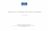 Essays on mortgage rate choice in Sweden649248/FULLTEXT01.pdf · Researchers have shown an interest in households’ mortgage rate choice, beginning in the United States in the mid-1980s