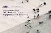 Tuition-Free OnIine University University of the People · In this guide, a world of exciting information about UoPeople awaits, including an outline of the application process, agreements