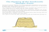 The Mystery of the Sandcastle Stamper Game · 2020-07-16 · Clue 3: Matching the Sandcastles and the Flags Draw a line to match the sandcastles to the flag showing the correct numbers