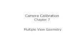 Camera Calibration - McMaster Universityshirani/vision/hartley_ch7.pdf · 2015-03-03 · Camera Calibration Chapter 7 Multiple View Geometry . Camera calibration . X i ↔ x i P ?