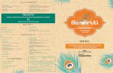 SFP-0456665 105717 v3 - Sanskruti Restaurant · Vegetable dish cooked in special Sanskruti gravy with aromatic rajasthani spices. Arich dish from rajasthani cuisine KathalLazeez(V)