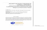 ADAPTATION FINANCE CHALLENGES...California’s Climate Change Assessments provide a scientific foundation for understanding climate-related vulnerability at the local scale and informing