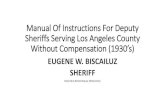 Manual Of Instruction Deputy Sheriffs Serving Los Angeles ......A crime or public offense is a violation of the law, which is punishable by death, imprisonment, fine, removal from
