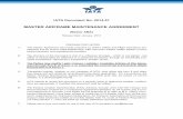 MASTER AIRFRAME MAINTENANCE AGREEMENT...and at the Maintenance Base location hereafter set forth in Annex 1 – Airframe Maintenance Agreement. The Work Scope shall identify the Aircraft