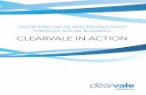 CLEARVALE IN ACTIONvmosoinc.com/wp-content/uploads/2014/07/Use-Cases-Clear... · 2018-08-31 · Clearvale provides a platform for collaborating with customers, suppliers, or partners