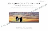 Grade 4 Forgotten Children - Peter Meechanmeechanmusic.com/wp-content/uploads/2015/09/PMM115...Grade 4 Forgotten Children - Peter Meechan - Wind Orchestra and Electronic Backing Meechan