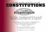 National and Local CONSTITUTIONS · Union, a Division of the Laborers’ International Union of North America (LIUNA), AFL‑CIO. ARTICLE II ‑ Headquarters The headquarters and