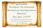 Building The Ultimate Marketing And Operations Machine Raj ... · Marriott Hotel’s Guiding Principle On Standard Operating Procedures (SOPs): ... You should pick whichever SOP appeals