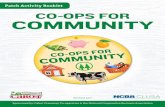 Patch Activity Booklet CO-OPS FOR COMMUNITY · Patch Activity Booklet Sponsored by: Cabot Creamery Co-operative & the National Cooperative Business Association Revised 2017 The National