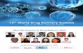13th World Drug Delivery Summit · 11:40-12:00 Title: Current Trends in Physician Entrepreneurship in USA Europe Turkey & Emerging Markets Yavuz Selim Silay, Istanbul Consulting Group,