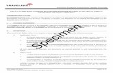 Specimen - Travelers · I. Employee means any natural person, other than a Leased Employee, who is a past, present, or future employee of the Insured Organization, including any part-time,