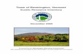 Town of Bennington, Vermont · Anthony is a north-south oriented ridge protruding from the Taconic Range into Bennington’s val-leys. An interesting forested ridge when viewed from