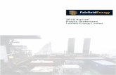 2018 Annual Public Statement - GOV UK · Fairfield Annual Public Statement 2018 1. Environmental Policy It is the policy of Fairfield Energy Limited (Fairfield) to seek to conduct