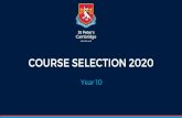 COURSE SELECTION 2020...Structure of Year 12 - International Baccalaureate (IB) Two year programme Students select one course from each of: Language and Literature Language Acquisition