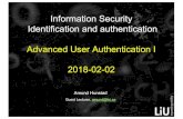 Information Security Identificationand authentication ...TDDD17/lectures/slides/TDDD17_I_20180202.pdfFP7-Security project SEC-284862 Sébastien Brangoulo, Morpho sebastien.brangoulo@morpho.com