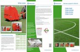 TERRA CLEAN Maintenance equipment for artificial turf€¦ · The rear brush redistributes the infill material. Accessories (option): Lighting equipment, vibrating screen insert (∅