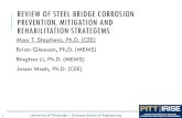 REVIEW OF STEEL BRIDGE CORROSION PREVENTION, … · 2019-09-11 · corrosion prevention/ mitigation/rehabilitation approaches based on a review of relevant literature • To identify