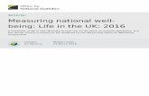 Article: Measuring national well- being: Life in the UK: 2016€¦ · ending 2015. Net national disposable income per head increased in the UK from £22,487 in 2011 ... The Measuring