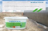 Waterproofing Systems External Basement Waterproofing · External Basement Waterproofing // 3 For each case the best solution: various factors influence the selection of a waterproofing
