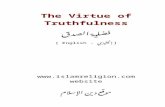 The Virtue of Truthfulness - IslamHouse.com€¦ · Web viewفضلية الصدق [ English - إنجليزي ] website موقع دين الإسلام 2013 - 1434 “O you who believe!