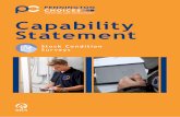 Capability Statement - Pennington · Green deal approved BAFE Provision of Fire Risk Assessments Institute of Fire Engineers ... • Pre-entry surveys providing advice and forecasting