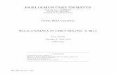 PARLIAMENTARY DEBATES · 2019-06-04 · PARLIAMENTARY DEBATES HOUSE OF COMMONS OFFICIAL REPORT GENERAL COMMITTEES Public Bill Committee WILD ANIMALS IN CIRCUSES (NO. 2) BILL First