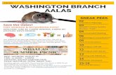 JUNE 2019 WASHINGTON BRANCH AALAS · 2019-06-24 · JUNE 2019 WASHINGTON BRANCH. AALAS. Save the Dates! FREE WEBINAR & NETWORKING EVENT. Join WBAALAS for learning, libations, and