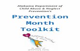 Alabama Department of Child Abuse and Neglect Prevention ... · Web viewChild Abuse & Neglect Prevention’s Prevention Month Toolkit 35 th 35 years of preventing child abuse and