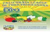 January 31 & February 1, 2012 Sacramento Convention Centerclfp.com/documents/Expo/2012/exporegbrochure_web.pdf · 3 CLFP EXPO & SHOWCASE OF PROCESSED FOODS January 31 & February 1,