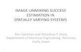 IMAGE UNMIXING SUCCESS ESTIMATION IN SPATIALLY … · Proposed SEM. Feedback Approach to Signal Estimation Sparse Representation System Model Estimation Sources Estimation ... Feedback