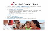 Carnival Spirit Features - Travel Daily...FUN FOR ALL. ALL FOR FUN. • Carnival is a great holiday for families because: – Age appropriate youth programs –2-5 years, 6-8years,