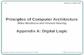 Appendix A: Digital Logicpibul2.psru.ac.th/~thep/ComputerSystem/Principles of... · 2013-03-16 · A-1 Appendix A: Digital Logic Principles of Computer Architecture by M. Murdocca
