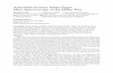 Astro2020 Science White Paper Mass Spectroscopy of the ...surveygizmoresponseuploads.s3.amazonaws.com/fileuploads/62312… · Radial velocities of large samples of halo ﬁeld stars