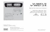 V-WD-9/24 Operator Manual · - Don’t pick up water from sink or tub. Do not use cleaner as a pump to clean out clogged drains, sinks, or other plumbing fixtures. The vacuum cleaner