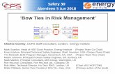 ‘Bow Ties in Risk Management’ · fuels and fuels distribution to health and safety, sustainability and the environment. This program provides cost-effective, value-adding knowledge
