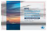 OTC Distinguished Achievement Awards Event2020.otcnet.org/__media/DAAL/OTC20-DAA-Event-Sponsorship... · 2 days ago · YOUR SPONSORSHIP DOLLARS HAVE MADE A REMARKABLE DIFFERENCE.