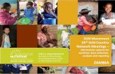 ZAMBIA - SUN...coordinate all nutrition work in Zambia. •NFNC (SUN Focal Point) is widely recognized by government and both local and international partners as key nutrition body