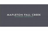 MAPLETON FALL CREEK - The White River Alliance · 2018-08-20 · Anchor Institution 2021 Focus Area Mid-North Area Greenways Anchor Institution Impact Source: Midtown Anchor Coalition;