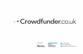 What is crowdfunding? · Crowdfunder Local Hubs – who we work with Hub partners come together to enable the local hub to launch Local Project funded using crowd funds and match