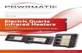 The Powrmatic A-Range of high powered heaters have been … · 2019-09-30 · The A1B infrared heater is suited best for corner mounting due to flexible positioning of the heater
