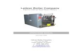 Lattner Boiler Company · LATTNER BOILER COMPANY Section I: General Description Electric Cabinet Style Steam Boilers _____ _____ Web: Lattner Boiler Company 1411 9th St. SW Cedar