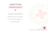 Obiettivo strategico 6 - Croce Rossa Italiana · Croce Rossa. Persone in prima persona 6 Agiamo con una struttura capillare, efficace e trasparente, facendo tesoro dell'opera del