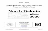 North Dakota · 1/16/2001  · Bismarck ND 58505-0500 . ELECTIONS UNIT (701) 328-4146 . soselect@nd.gov