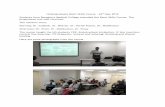 Undergraduate Basic Skills Course – 26th May 2012 The course taught the UG … · 2012-12-10 · The course taught the UG students CPR, Endotracheal Intubation, IV line insertion,