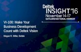 VI-100: Make Your Business Development Count with Deltek ...€¦ · 02/11/2016  · VI-100: Make Your Business Development Count with Deltek Vision Megan R. Miller, Deltek